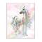 Stupell Industries Unicorn Rainbow Clouds Pink Children's Dream Fantasy Wood Wall Plaque